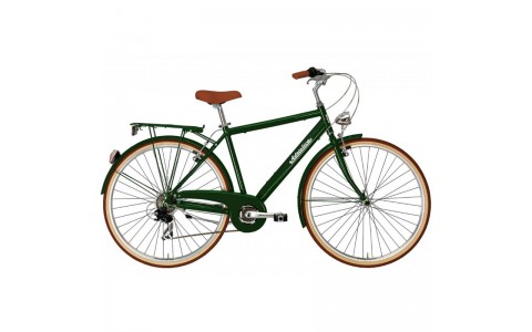 Bicicleta Adriatica City Retro Man verde 2018-550 mm