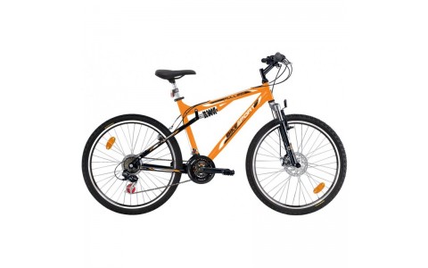 Bicicleta Bikesport Full 26 mango/negru 2014-483 mm