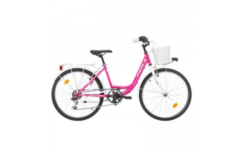 Bicicleta Robike Starlet 24 roz/alb 2017