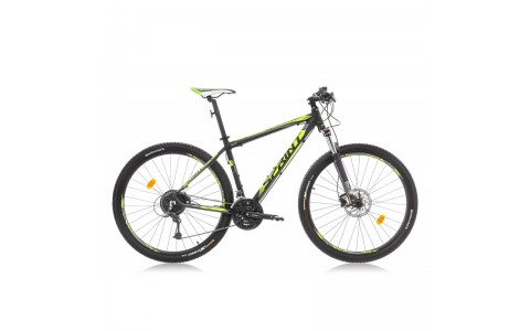 Bicicleta Sprint Apolon Pro 27.5 negru mat/verde lime 2016-480 mm