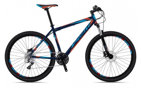 Bicicleta Sprint Dynamic DB 27.5 albastru/cyan 2018-530 mm