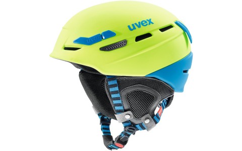 Casca ski, Uvex, P.8000 Tour, 55-59 cm, Lime-Albastru 