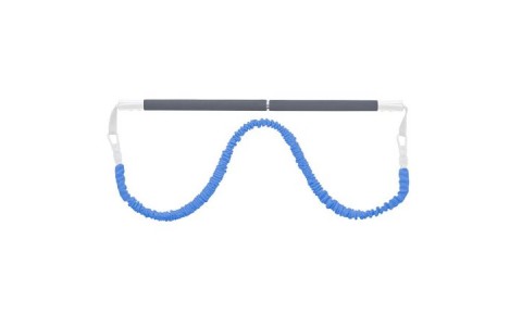 Bara multifunctionala, KETTLER, Coarda elastica: 150 cm, Gri-Albastru