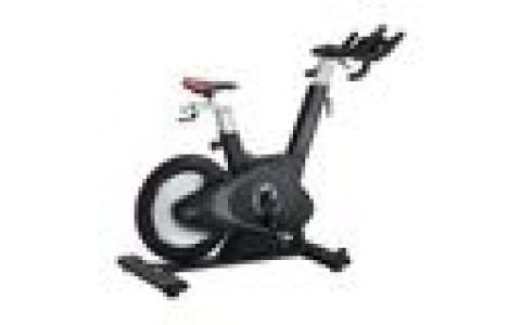 BIcicleta de spinning TOORX, SRX-700, Greutate maxima suportata: 150 kg, Volanta: 24 kg, Roti pentru transport, 12 programe de antrenament presetate, Centura puls, Neagra
