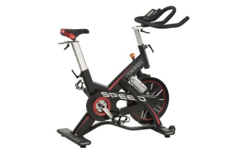 Bicicleta de spinning TOORX, SRX-95, Greutate volanta: 22kg, Greutate maxima suportata: 140kg