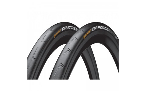 Set anvelope Continental Grand Prix Attack si Force 700x23/25C