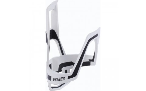 Suport bidon BBB DualCage BBC-39 alb/negru