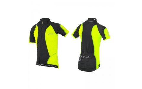 Tricou ciclism Force Kid Star 154-164 cm fluo