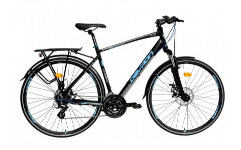 Bicicleta Touring, Devron, Urbio, T2.8, M - 495/19.5 inch Fast Black