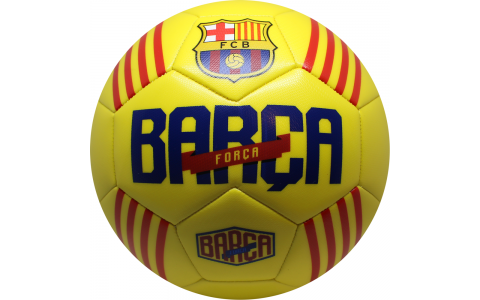 Minge FC Barcelona, Catalunya yellow GRAIN, size 5